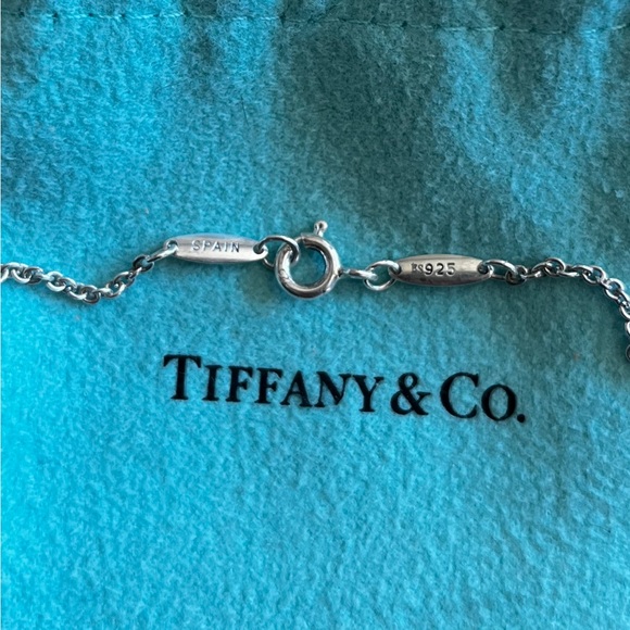 Tiffany Elsa Peretti Open Jar 24” Necklace Silver - Picture 2 of 6